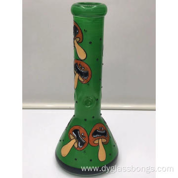 Cheap glass bongs with various novel hand-painted pattern